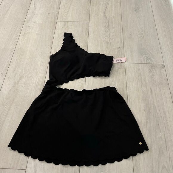 Victoria's secret Other - Victoria's secret swim scallop dress cutout one-piece swimsuit size L